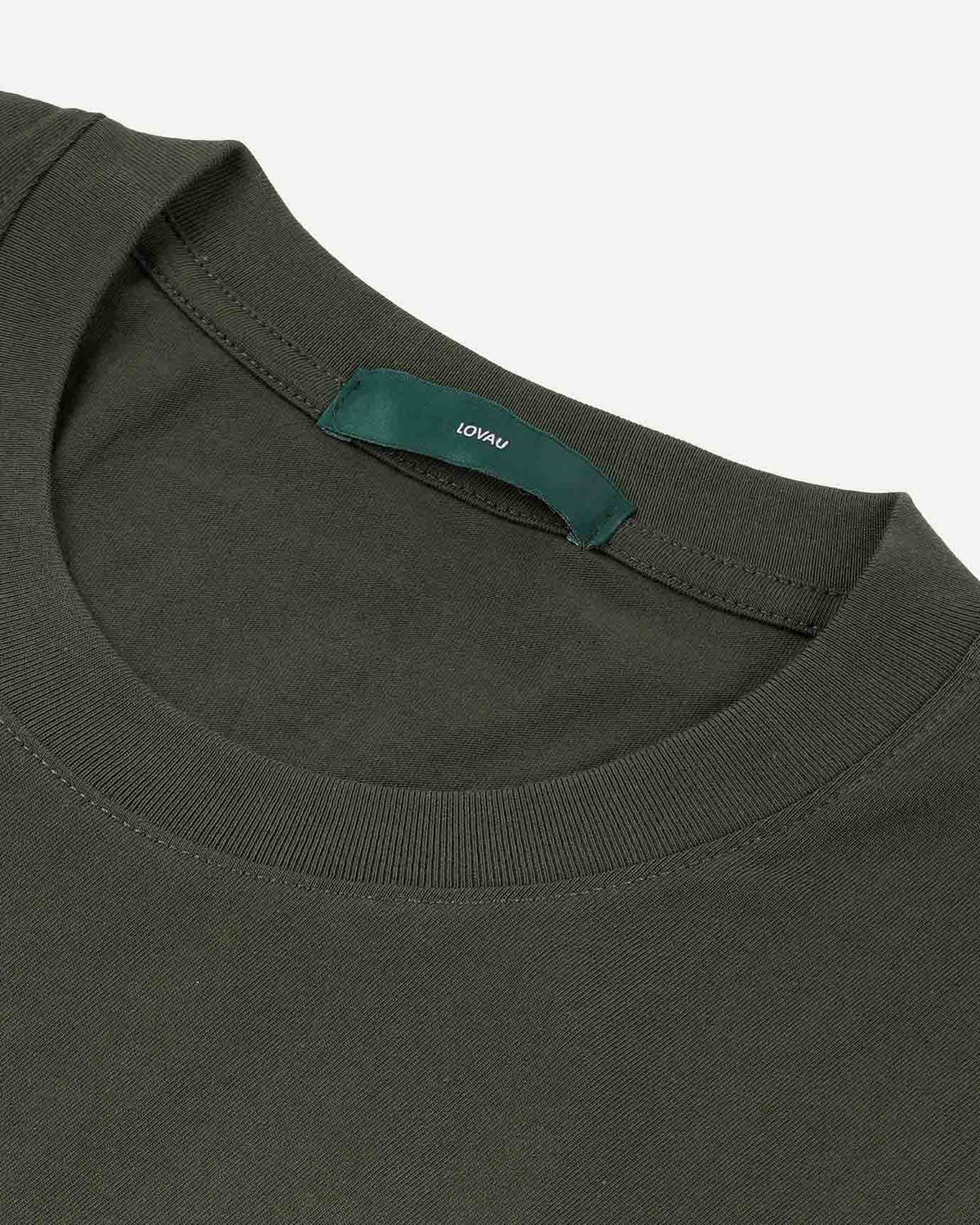 Old Money Cotton T-shirt Dark Green